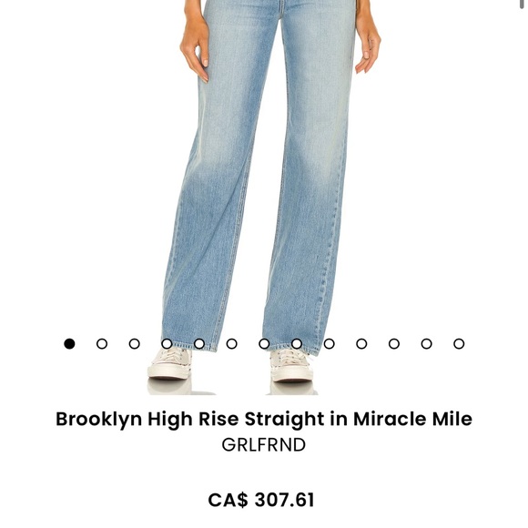 GRLFRND Brooklyn High Rise Jeans Size 23 - Picture 5 of 5